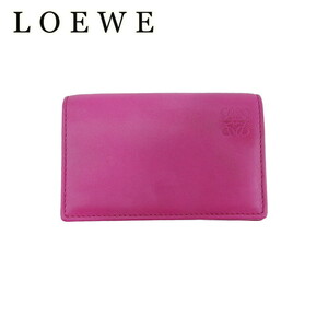 ロエベ カードケース 名刺入れ レディース アナグラム LOEWE 中古