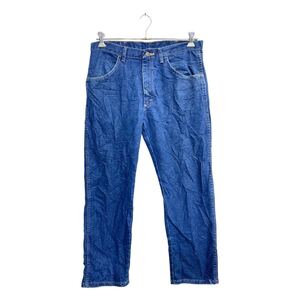 Wrangler デニムパンツ W35 ラングラー インディゴ メキシコ製 古着卸 アメリカ仕入 2501-906