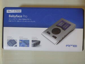 T-07032 / RME / Babyface Pro / オーディオインターフェース / 通電のみを確認 / ゆうパック発送 / 60サイズ / ジャンク扱い