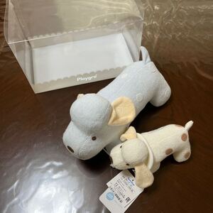 新品♪ファミリア ♪ ぬいぐるみ　Mドッグ　オルゴール付