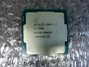 ◎CPU Intel Core i7-7700 3.60GHz SR338 中古品 クリックポスト発送◎