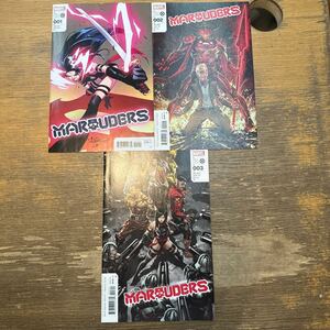 a0808-18.洋書 MARAUDERSD 1〜3 アメコミ まとめ MARVELマーベル American comics SF collector 趣味 movie 当時物 コミック