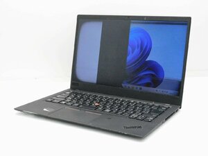 【1円スタート】Lenovo X1 Carbon 6th Gen 20KGA00SJP Core i5 8250U 1.6Ghz 8GB 256GB(SSD) 14インチ FHD (1920×1080) Windows11 Pro