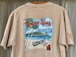 90s 00s U.S.A.ファブリック Crazy Shirts クレイジーシャツ KONA COFFEE コーヒー染め Tシャツ HAWAII ハワイ コナコーヒー