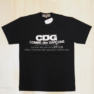 ■激レア■コムデギャルソンCDGロゴTシャツ■S■ユニセックス■黒■新品タグ付■グッドデザインショップ限定版■直営店正規品■入手困難■