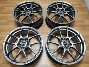 【超美品】18インチ 8.5J +50 PCD114.3 BBS RF RF519 鍛造 WRX STI VAB GVB GRB S4 VAG GVF GDB レヴォーグ GR ヤリス FD2 DC5 LM RE RG RI