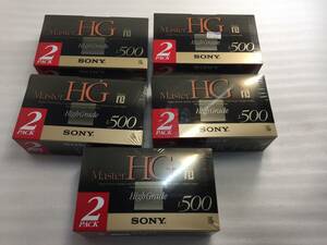  ■未開封 SONY ベータ ビデオテープ L-500 10本セット MASTER HG Beta βテープ ソニー■ 