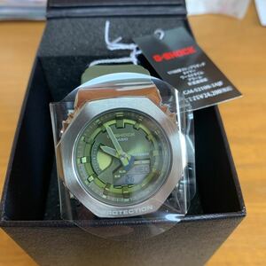 新品未使用 G-SHOCK カシオGショック　GM-S2100-3AJF アナデジ グリーンラバーベルト ストップウォッチ アラーム 防水他