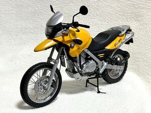 《送料無料》 BMW F650 GS 1/10 BMW特注　黄色　イエロー　 完成品　バイク