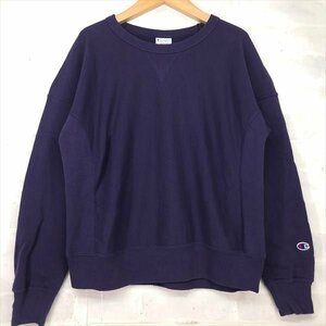 Champion Reverse Weave チャンピオン リバースウィーブ クルーネックスウェットシャツ SIZE: M レディース パープル LH632024030705