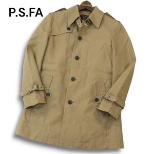 P.S.FA パーフェクトスーツファクトリー 秋冬 シンサレート 中綿 ライナー★ シングル トレンチ コート Sz.S メンズ　A4T13045_C#N