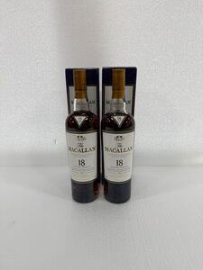 資産家所蔵品　 MACALLAN マッカラン　18年　700ml 1996年　1997年　 ウイスキー　売り切り　未開封　委託品