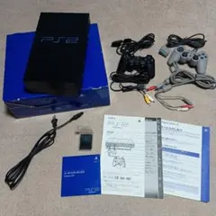 【ジャンク】SONY PlayStation 2箱付本体 SCPH-10000