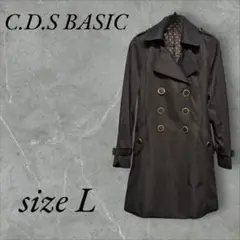 C.D.S BASIC トレンチコート Aラインコート オシャレ