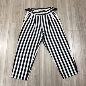 UNITED ARROWS & SONS GURKHA STRIPE PANTS ユナイテッドアローズ アンド サンズ ストライプ グルカ ワイド パンツ スラックス デニム