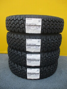 全国送料込み■新品4本 \20,300円■145/80R12LT 80/78N(145R12 6PR)■ブリヂストンRD-604■軽トラエブリーキャリーハイゼットサンバーNバン