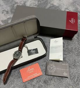 着用極僅か 保証書 Laco ラコ ドイツ空軍用 39mm AACHEN39 自動巻き 861990 アーヘン39 付属品完備 メンズ腕時計 パイロット ミリタリー