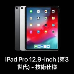 iPad Pro 12.9インチ Wi-Fi 256GB MTFL2J/A [スペースグレイ] ケース、フィルムセット