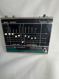 Electro Harmonix Micro Bass Synthesizer エレクトロハーモニクス　マイクロベースシンセサイザー