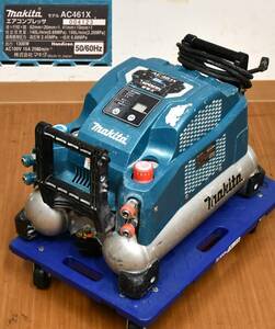 OY6-9【現状品】通電動作確認済み｜makita マキタ エアコンプレッサ 8L AC461X｜常圧/高圧エアコンプレッサー｜長期保管品