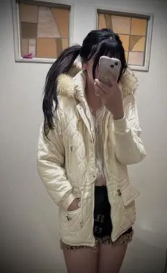 00s 平成 ギャル y2k フェアリーグランジ ファーコート jacket