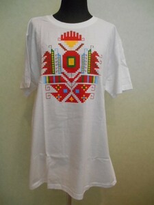ブルガリア Tシャツ 刺繍 モチーフ プリント Tシャツ (7) 091 M