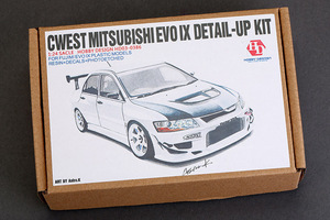 ホビーデザイン HD03-0386 1/24 CWEST 三菱 EVO IX ディティールアップ キット(フジミ用) (レジン+エッチング+メタル)