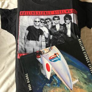 初来日東京ドーム公演　1990 ローリングストーンズ　記念ロックTシャツ　L