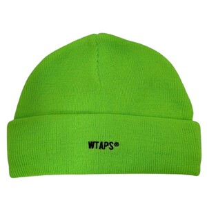 WTAPS　23AW BEANIE 04 ロゴ刺繍ビーニー ニットキャップ 232MADT-HT04　8071000144171