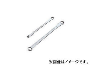 前田金属工業/TONE ロングめがねレンチ(15°) 19×21mm M151921(3698629) JAN：4953488044454