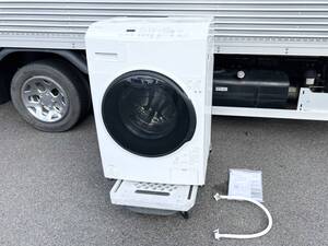 USED◆【2021年製 IRIS OHYAMA アイリスオーヤマ ドラム式 洗濯機 CDK832 8㎏ 】◆ 左開き ホワイト 中古