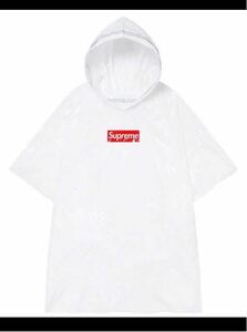 【新品未使用】SUPREME シュプリーム BALLPARK PONCHO ポンチョ レインコート 雨具 WHITE ホワイト 白色 即決早い者勝ち