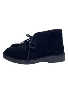 Clarks◆ブーツ/UK7.5/BLK/スウェード/61465711