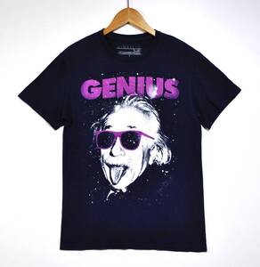 【EINSTEIN】アインシュタイン Tシャツ 紺 S 古着