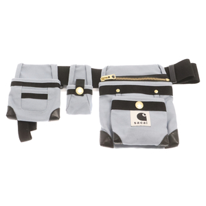 Sacai サカイ 23SS ×Carhartt WIP Pocket Bag 23-0559S×カーハート ポケットウエストバッグ ライトブルー