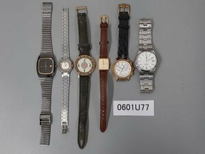 0601U77　時計　腕時計　ジャンク品　おまとめ　SEIKO　GIVENCHY　PERSONS　RADO