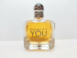 100ml【ほぼ未使用】【送料無料】EMPORIO ARMANI エンポリオアルマーニ Because it