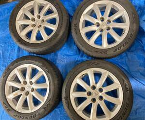 [T-4]LEXUS純正 レクサスGRS191 ホイール 18X7 1/2J ５穴 / タイヤ DUNLOP 235/50R18 2023年 タイヤホイールSET　中古★