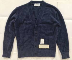 極美品 新品同様26,400円★THREE DOTS スリードッツ★VネックカーディガンsizeM★feathermoll l/s v cardigan★フェザーモールカーディガン