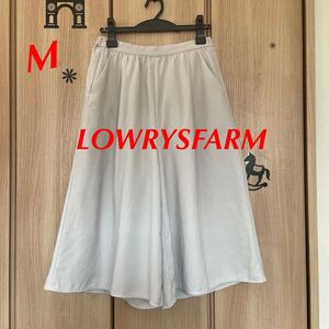 【送料込】680円スタート☆MローリーズファームLOWRYSFARMウエストゴム ガウチョパンツワイドパンツロング ゴスロリロリータ地雷系 T