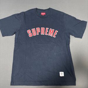 Supreme シュプリーム Arc Tee サイズ M 中古 正規品 ロゴ Tシャツ T shirts 半袖 Box logo Navy 紺 ネイビー アーチロゴ アーチ