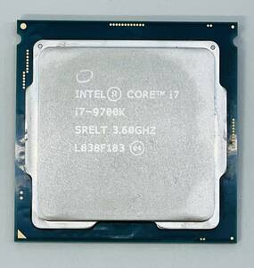 【ジャンク】Intel 第9世代 Core i7 - 9700K 3.6GHz 8C8T Windows11対応