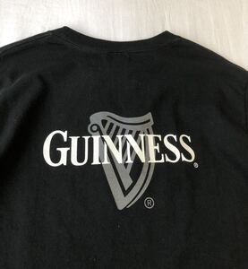 良好◎Y2K●00s GUINNES ギネスビール 両面 オールド tシャツ 黒 M メキシコ製 90s 90