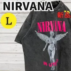 ニルヴァーナNIRVANA海外バンドTシャツ新品未使用ロックＴLサイズ2669