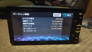 ☆KENWOOD ケンウッド カーナビ MDV-X701W 地図更新済み(最終ver.)開通予定情報(最終ver.) 2014年製 フルセグ Bluetooth ジャンク