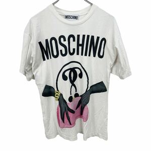 MOSCHINO モスキーノ　レディース　ホワイト 白 半袖 ロゴ　Tシャツ カットソー