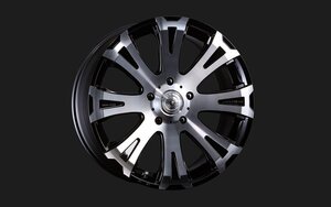 GOLDMAN cruise TITAN MONOBLOCK 22インチ 9.0J +37 5-114.3 ブラックポリッシュ 4本セット クリムソン タイタン モノブロック CRIMSON