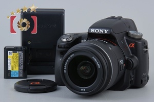 【中古】SONY ソニー α55 ズームレンズキット SLT-A55V シャッター回数僅少