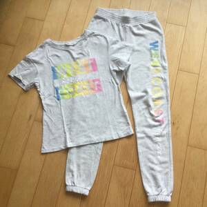 【美品】H &M エイチアンドエム　半袖Tシャツ&スエットパンツ2点セット　　145センチ