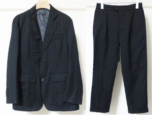 Engineered Garments エンジニアードガーメンツ SHIPS別注 ストライプ ジャケット パンツ セットアップ スーツ XS